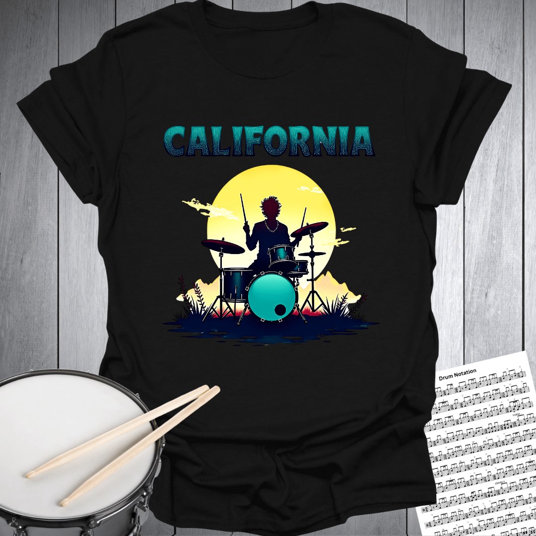 Sunset Rock Drummer T-Shirt