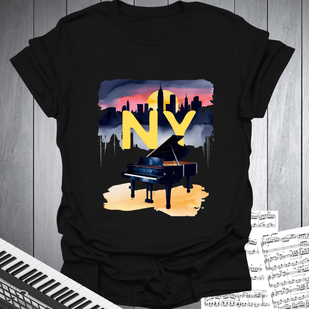 NYC Piano Skyline T-Shirt