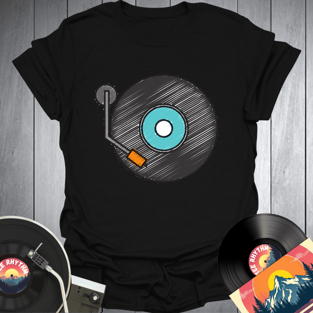 Vinyl Turntable Addict T Shirt