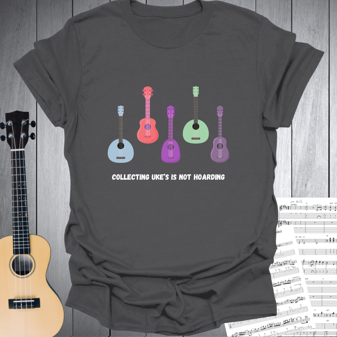 Colorful Ukulele Crew T-Shirt