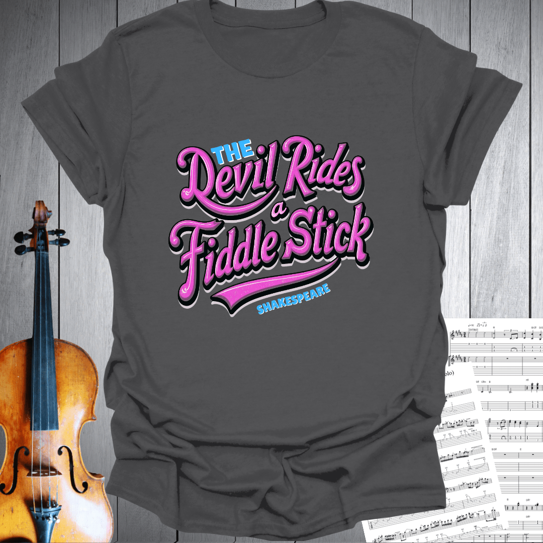 Devil Rides Fiddle Stick T-Shirt