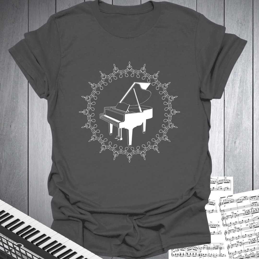 Grand Piano Mandala T-Shirt