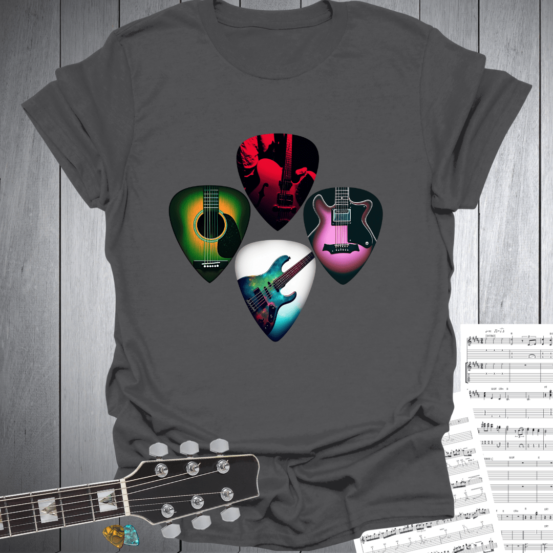 Guitar Picks Graphic T-Shirt