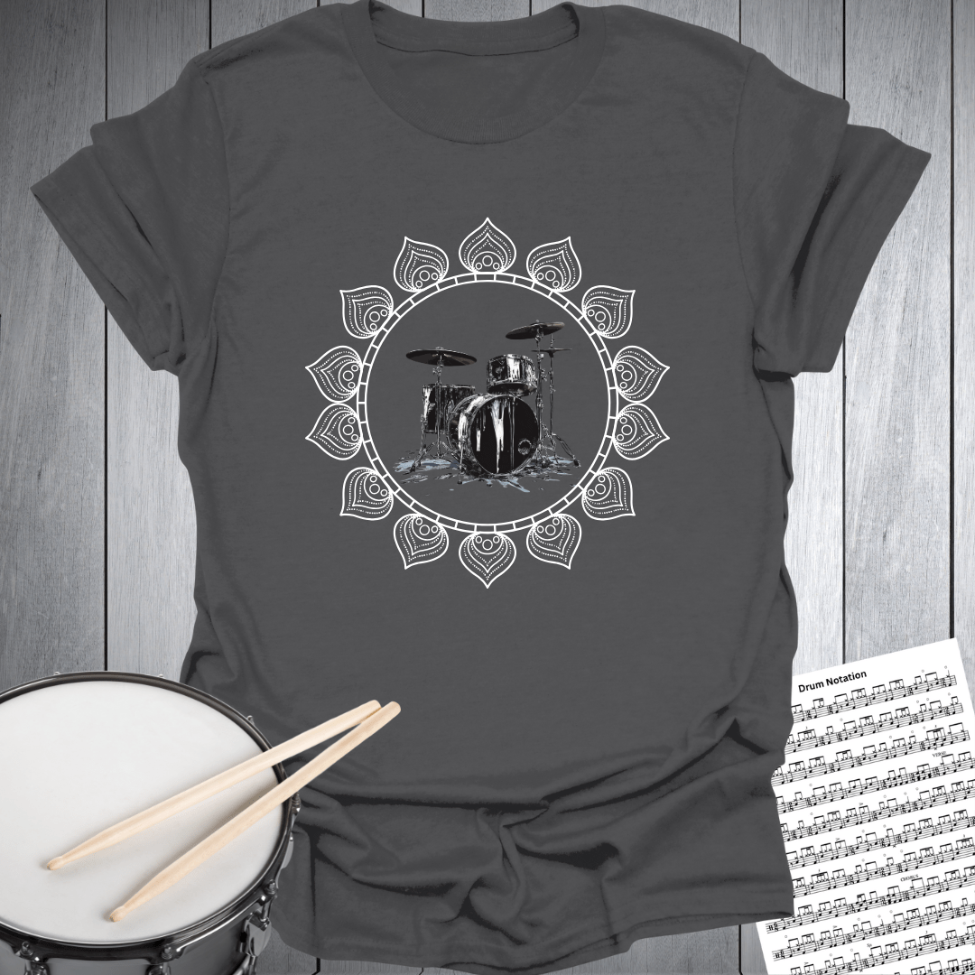 Mandala Drum Melting T-Shirt