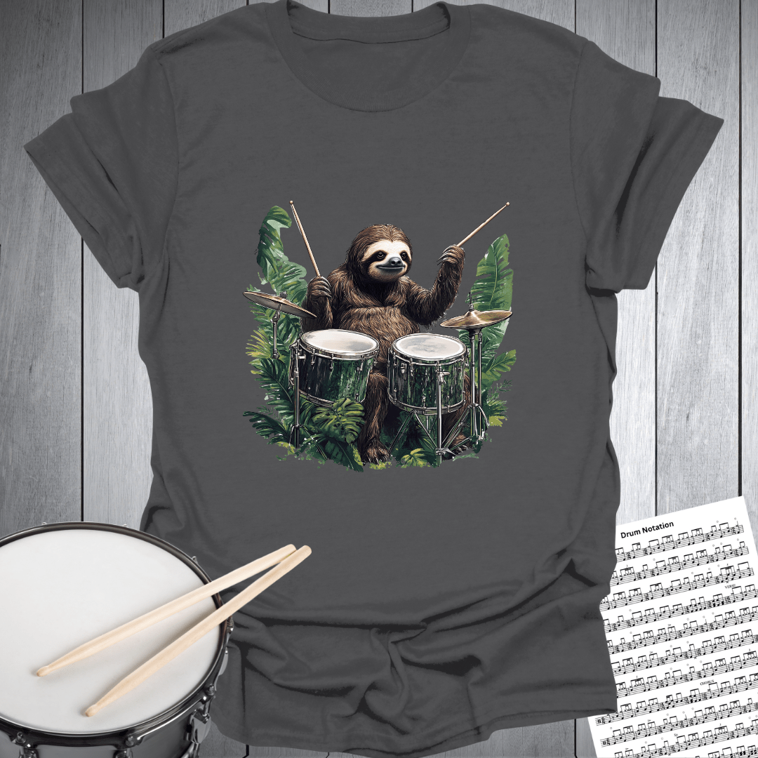 No Sloth Drumming T-Shirt