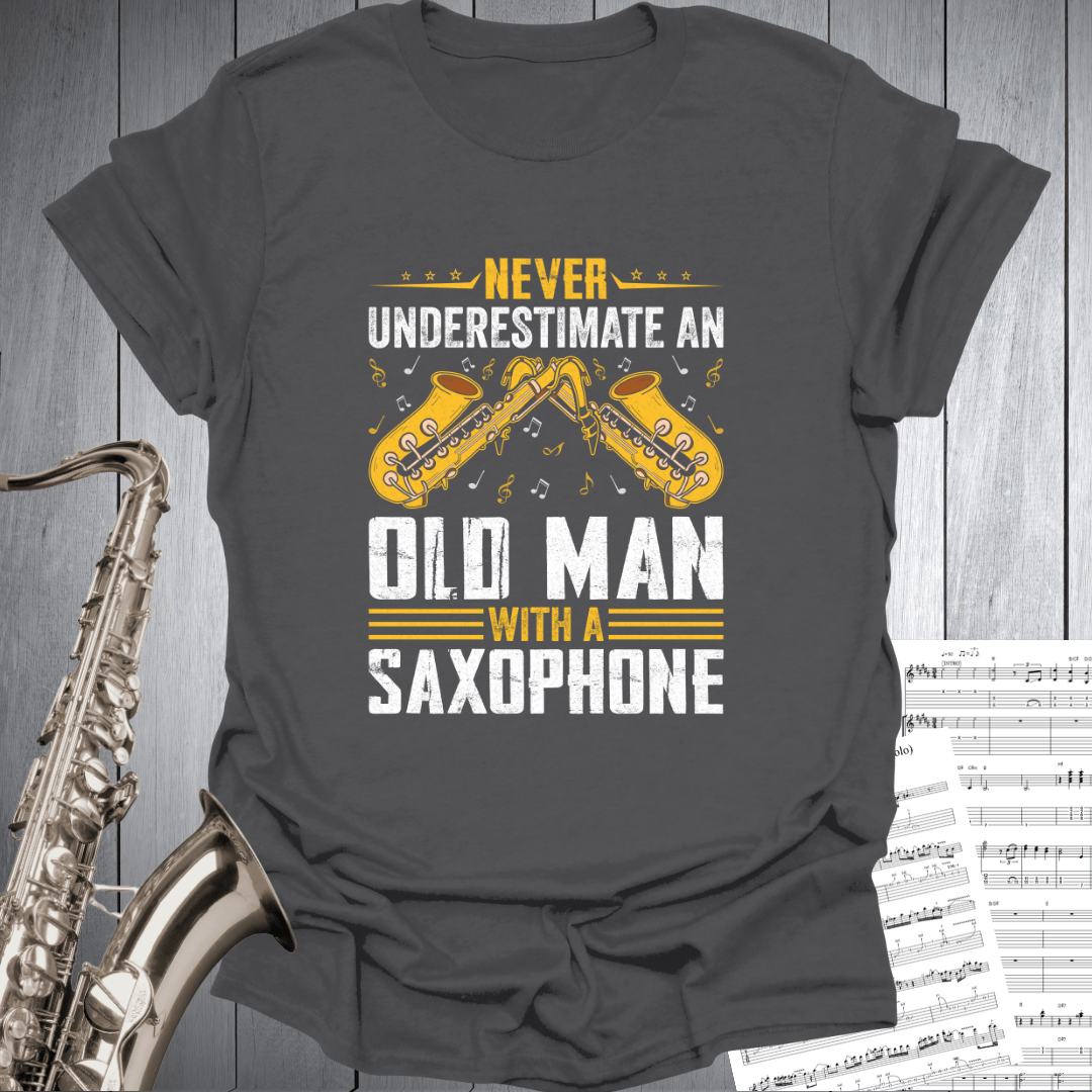 Old Man With Sax T-Shirt
