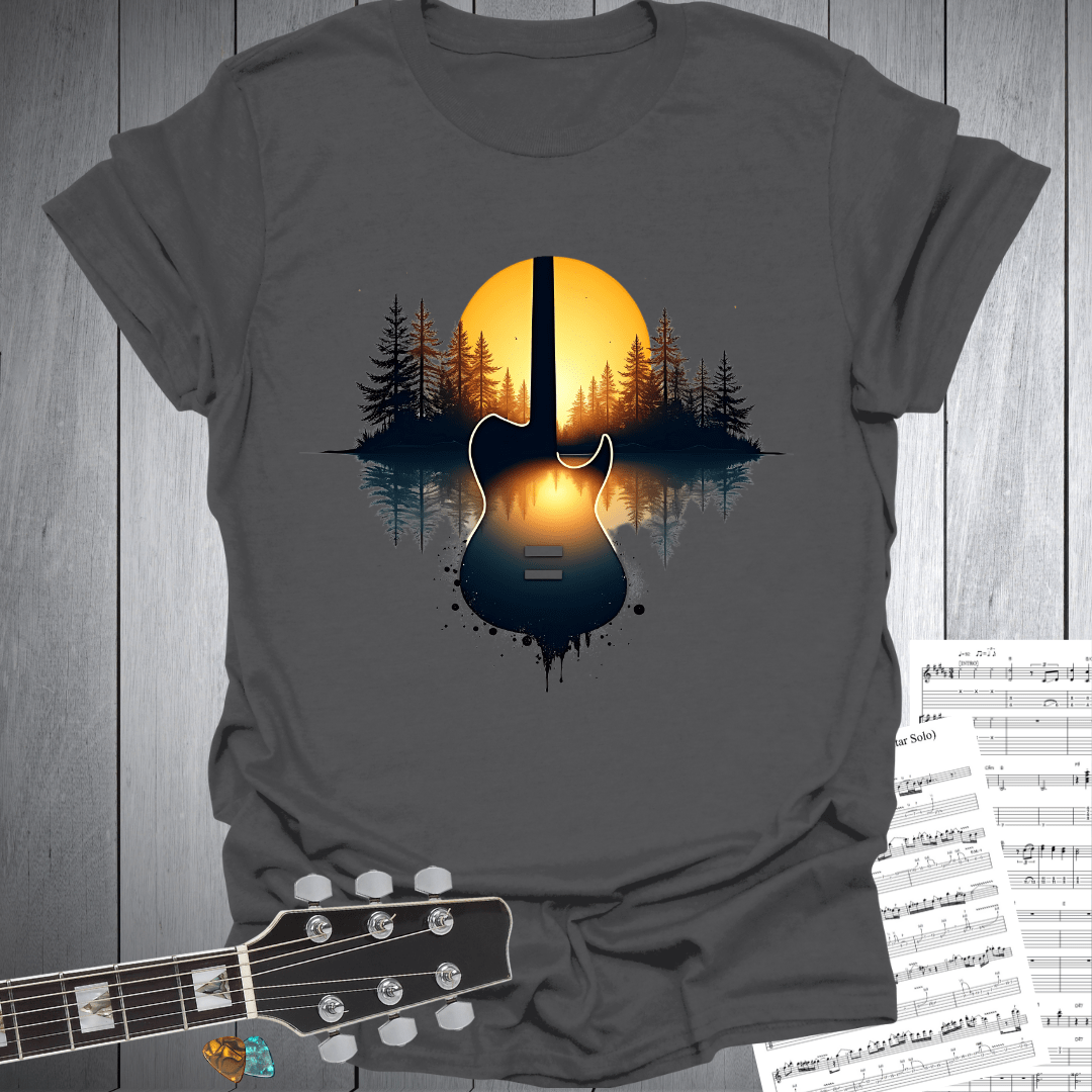 Sunset Guitar Serenity T-Shirt