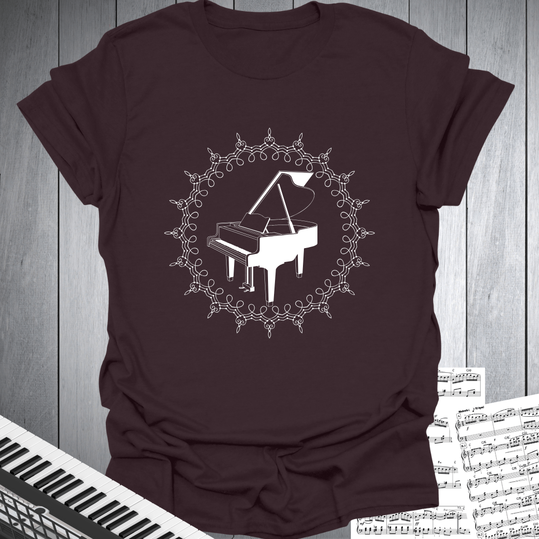 Grand Piano Mandala T-Shirt