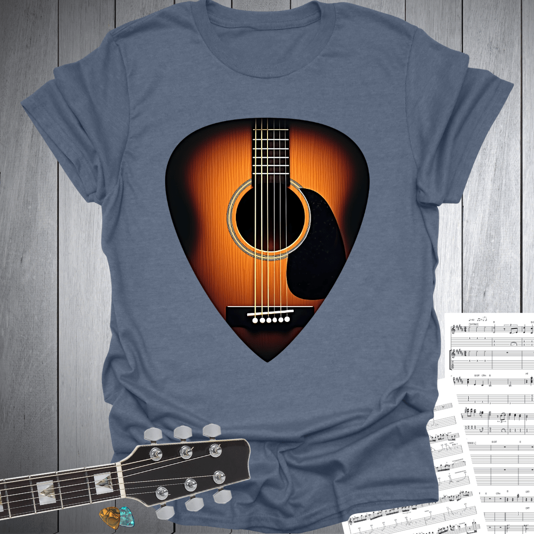 Acoustic Guitar Pick T-Shirt