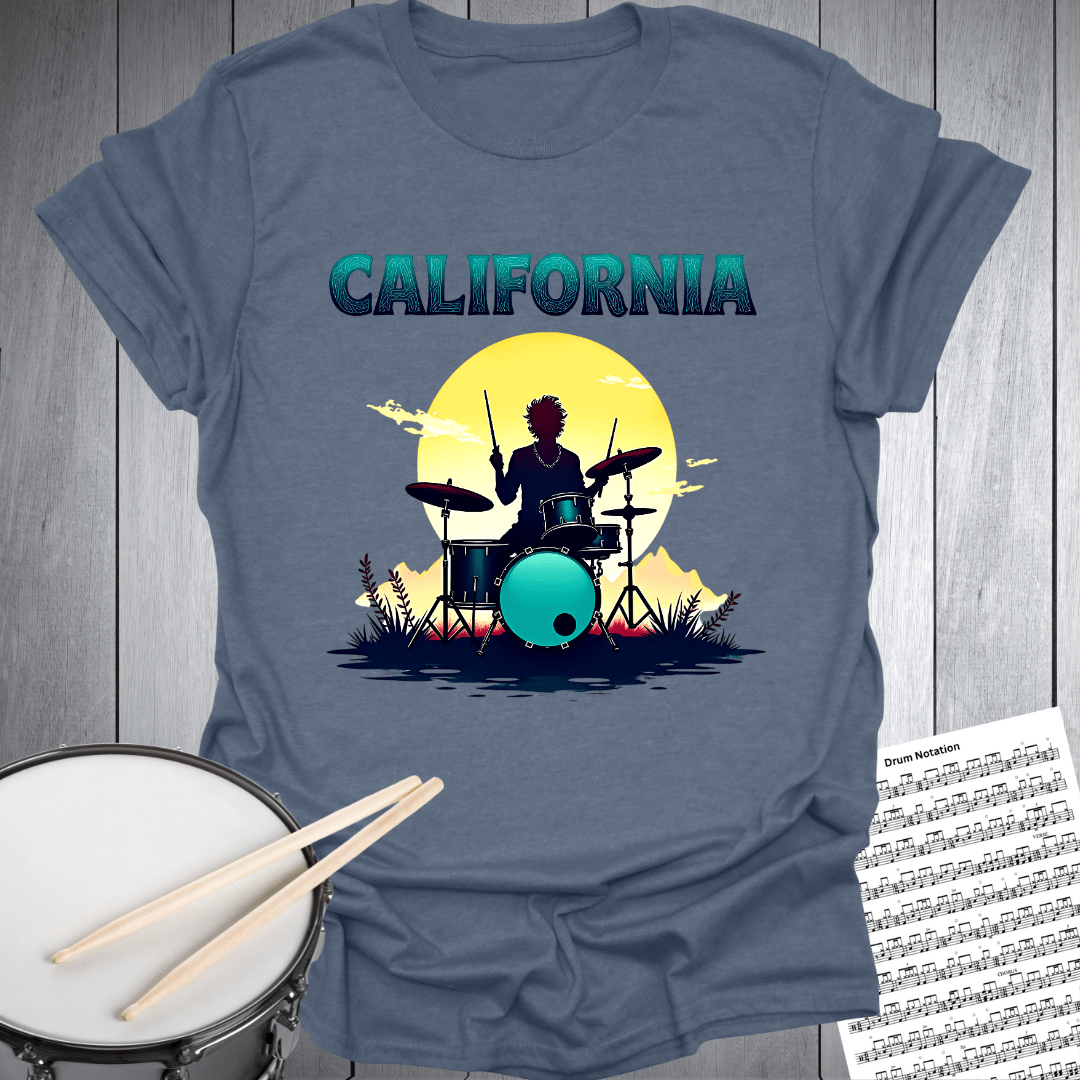 Sunset Rock Drummer T-Shirt