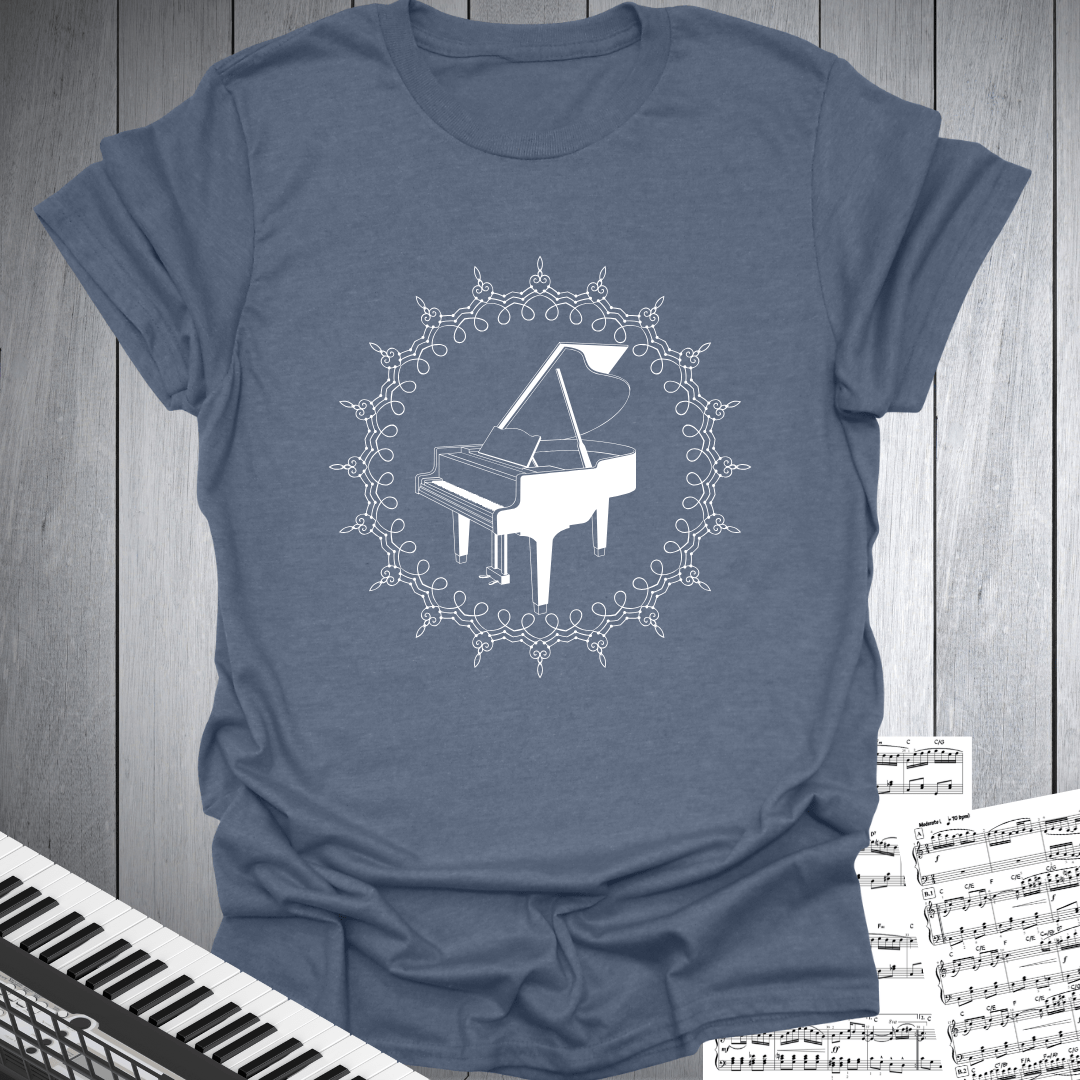 Grand Piano Mandala T-Shirt