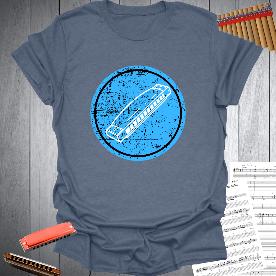 Harmonica Blues T-Shirt