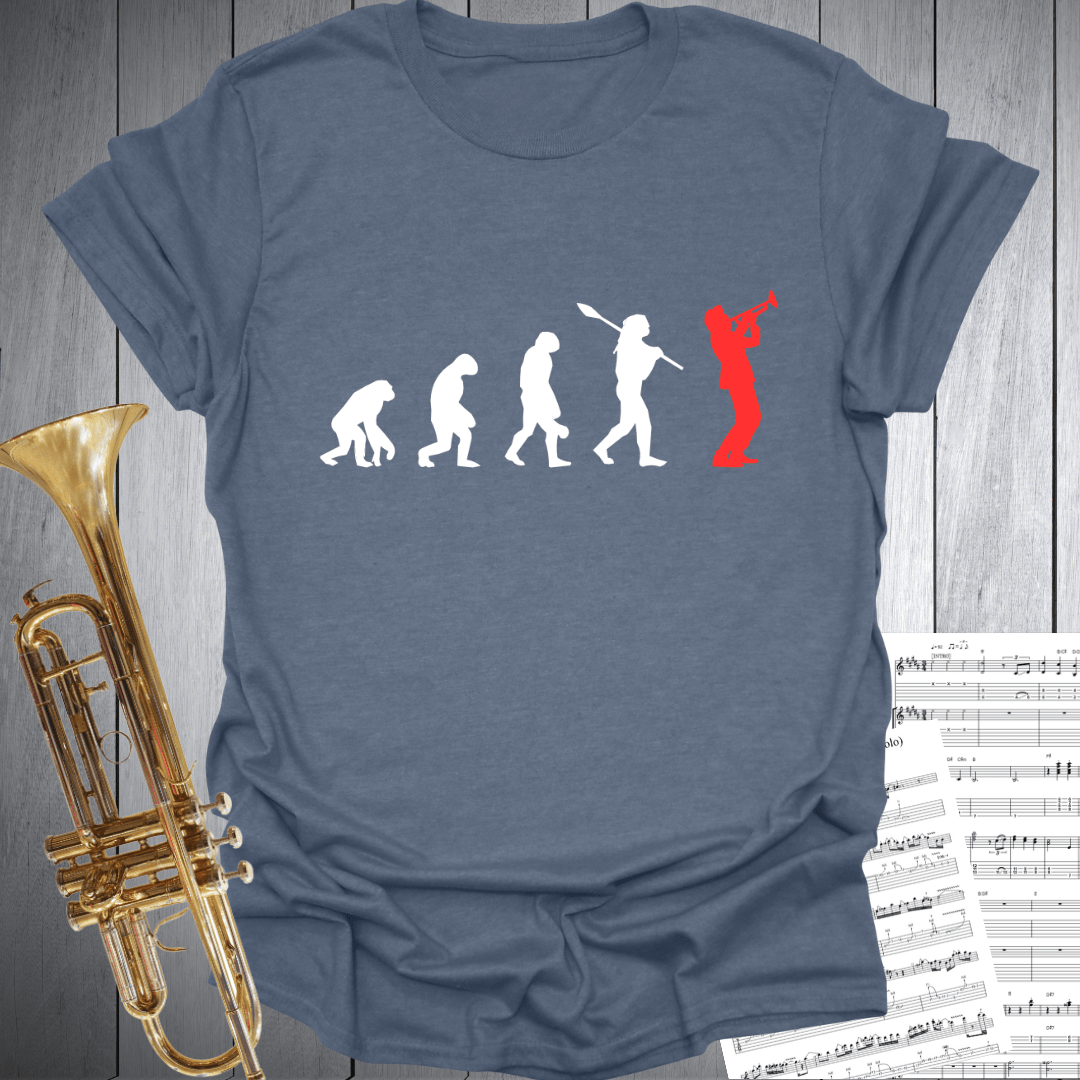 Man's Trumpet Evolution T-Shirt