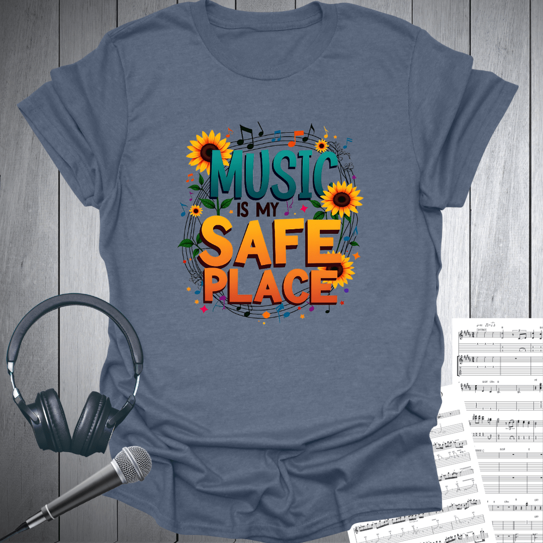 Music Is My Safe Place T-Shirt