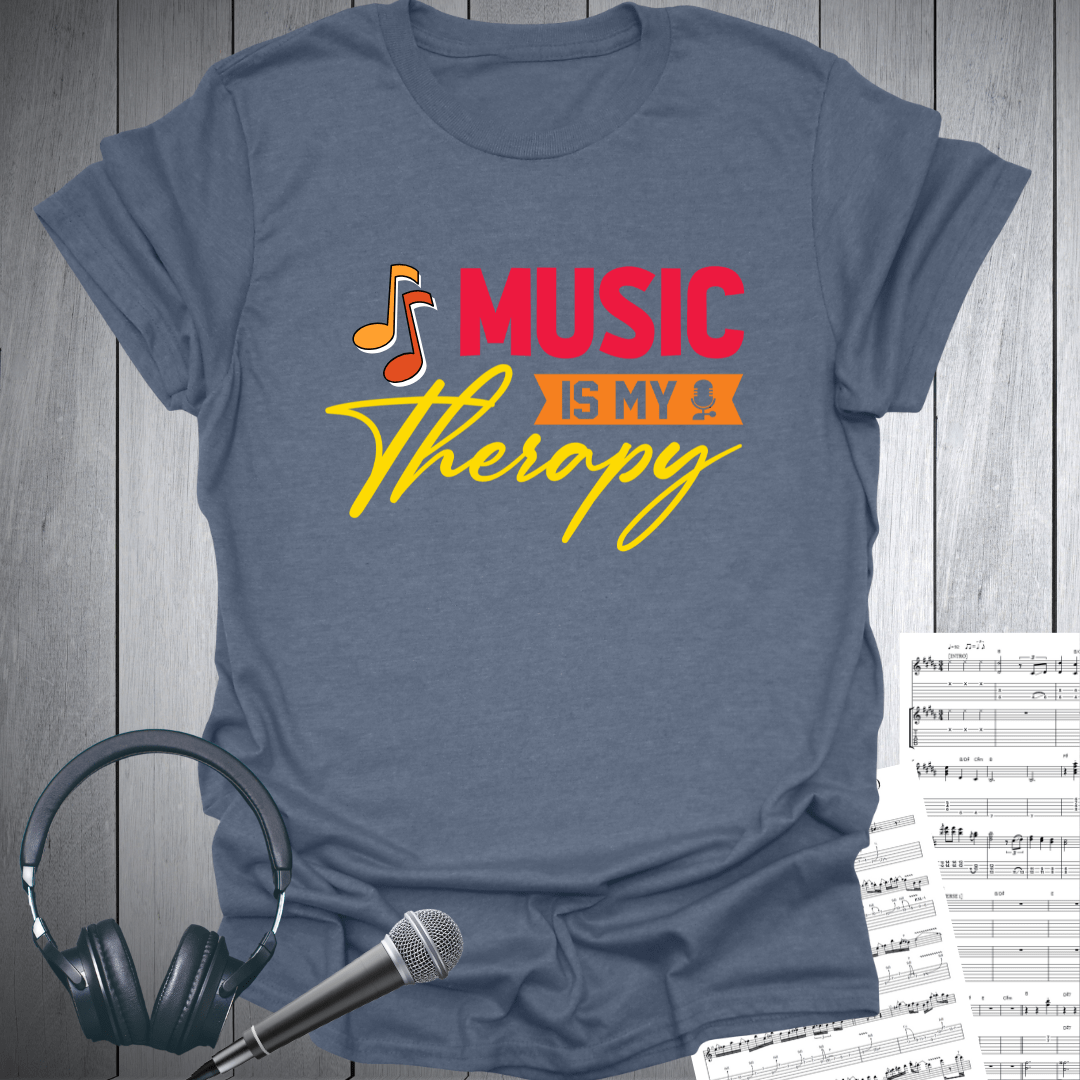 Music is My Therapy T-Shirt