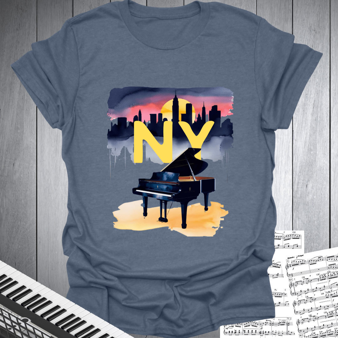 NYC Piano Skyline T-Shirt