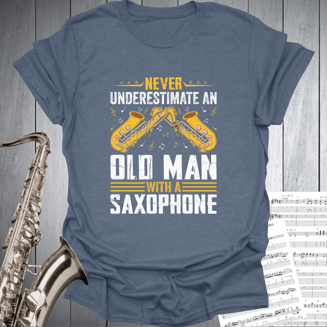Old Man With Sax T-Shirt