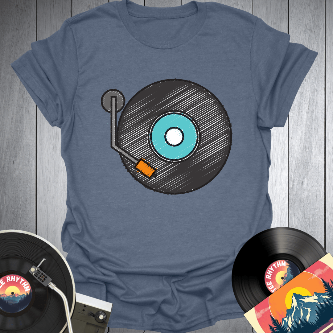 Vinyl Turntable Addict T Shirt