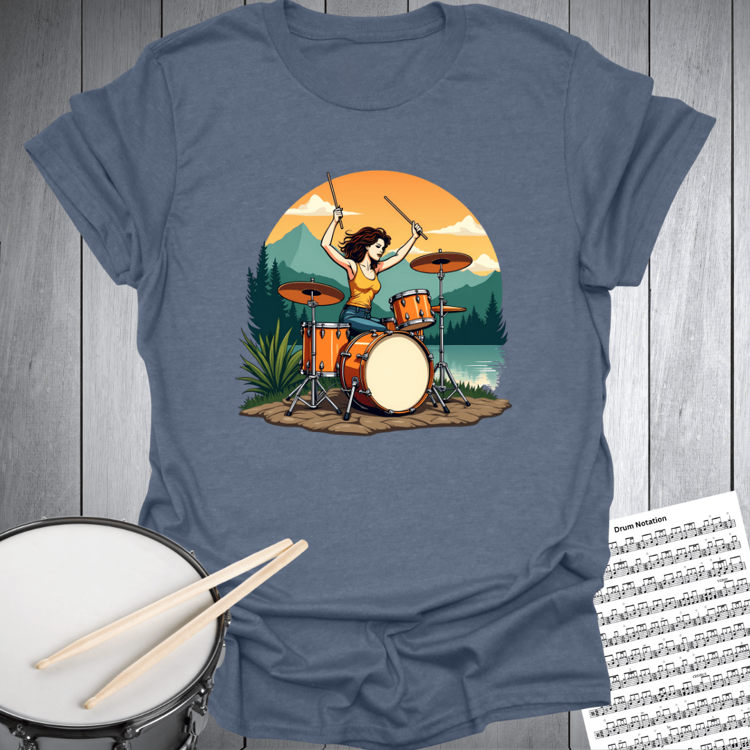 Woman Drummer T-Shirt
