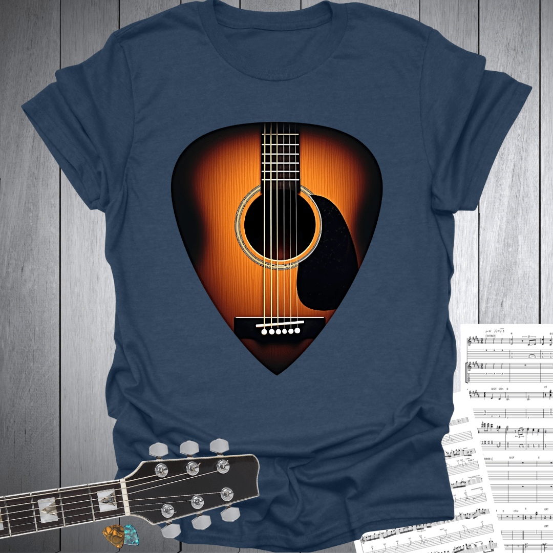 Acoustic Guitar Pick T-Shirt