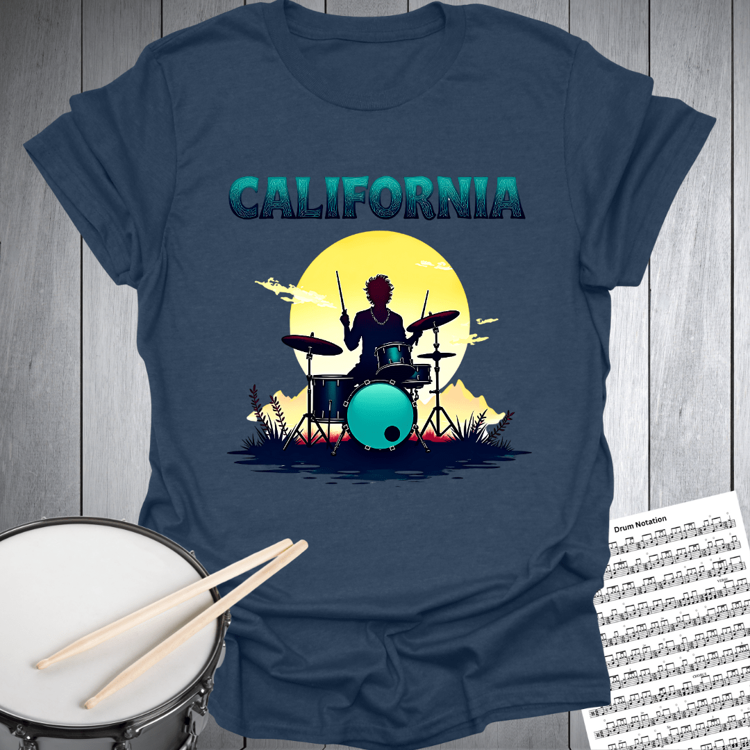 Sunset Rock Drummer T-Shirt