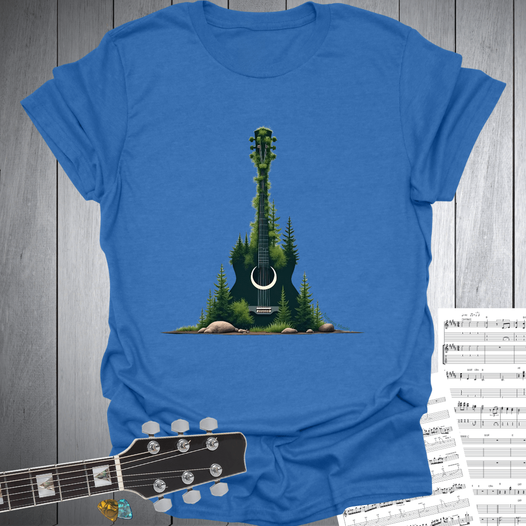 Nature's Symphony Guitar T-Shirt