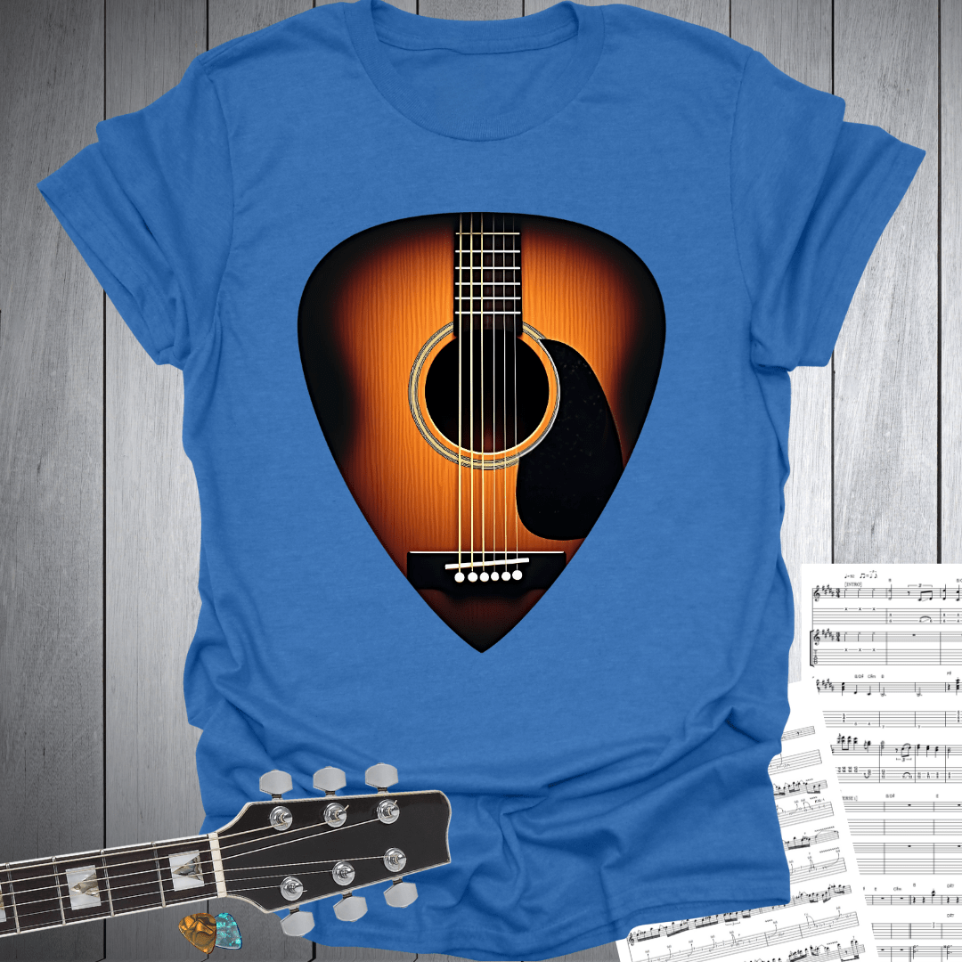 Acoustic Guitar Pick T-Shirt