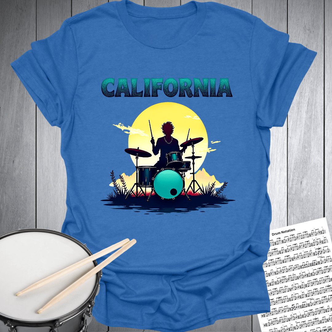 Sunset Rock Drummer T-Shirt