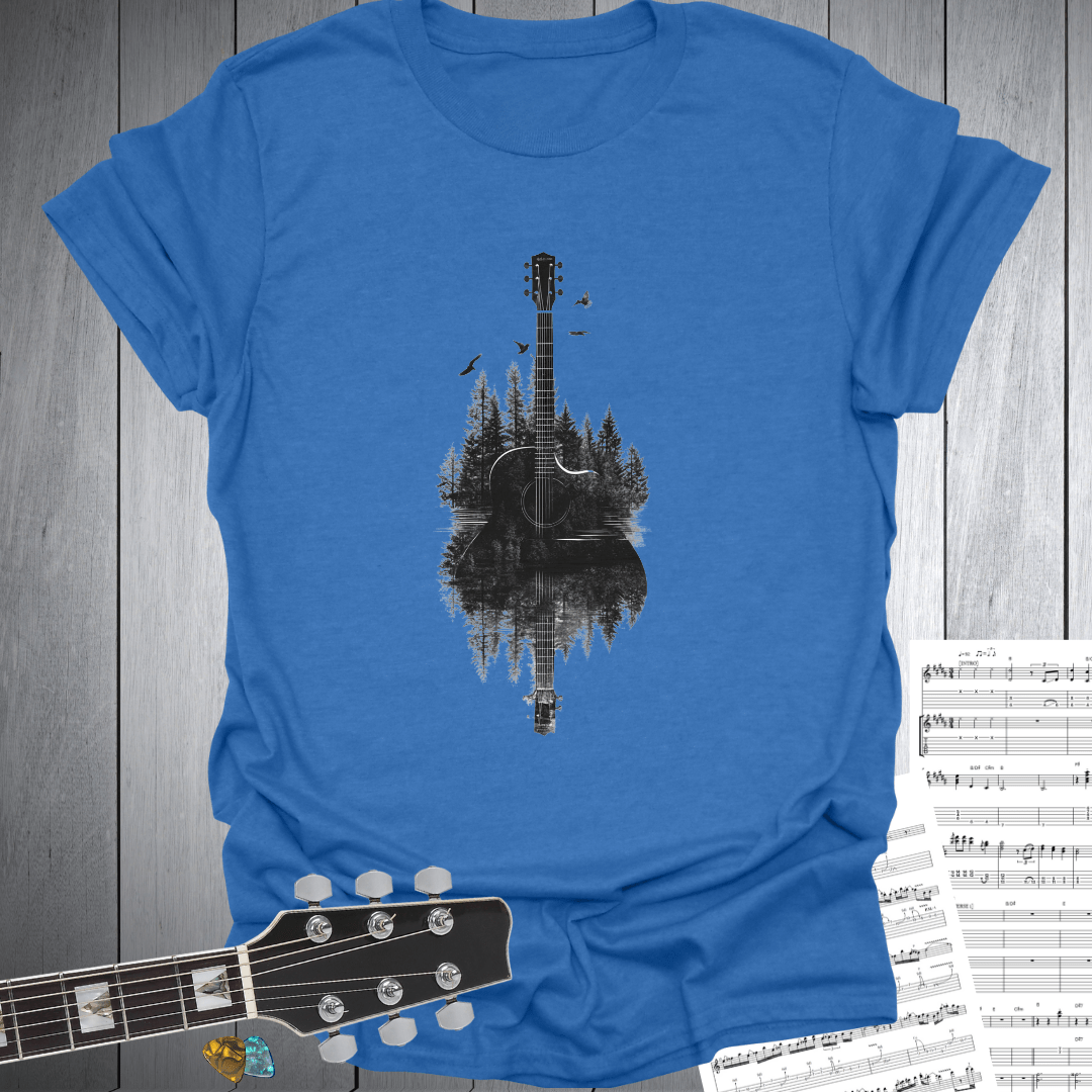 Calm Lake Guitar T-Shirt