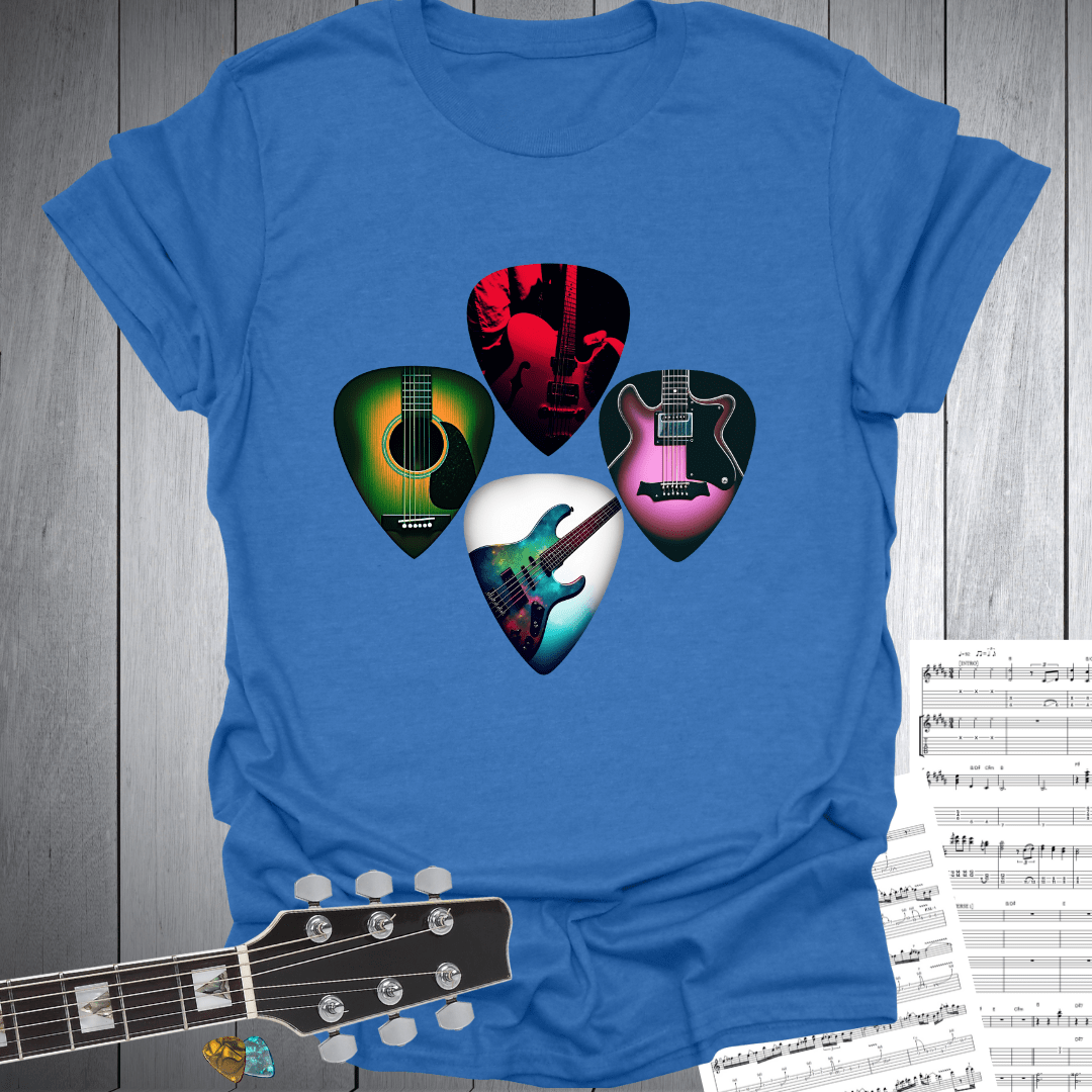 Guitar Picks Graphic T-Shirt