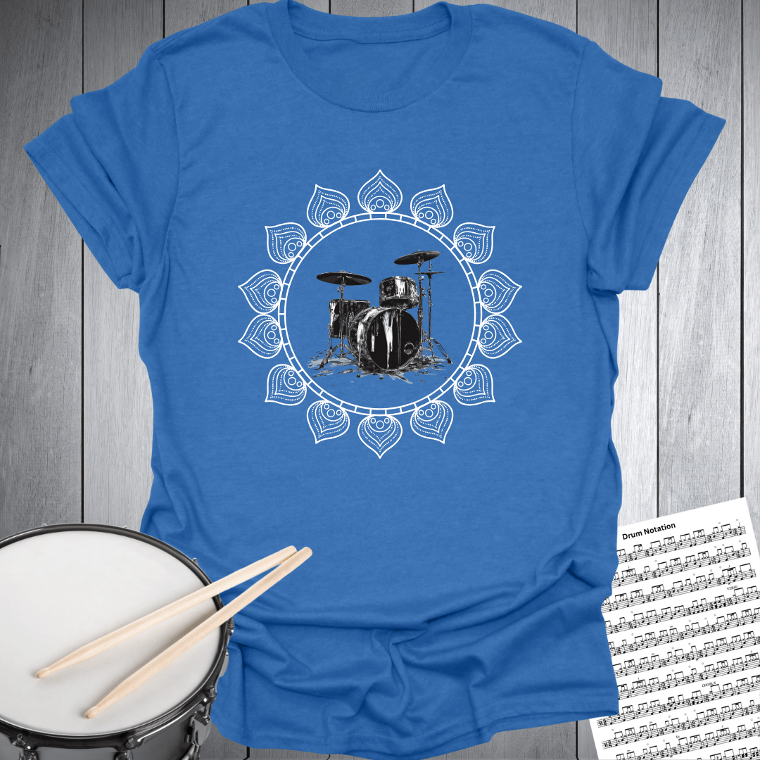Mandala Drum Melting T-Shirt