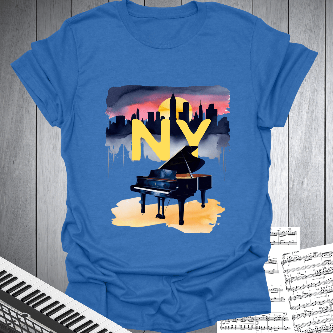 NYC Piano Skyline T-Shirt