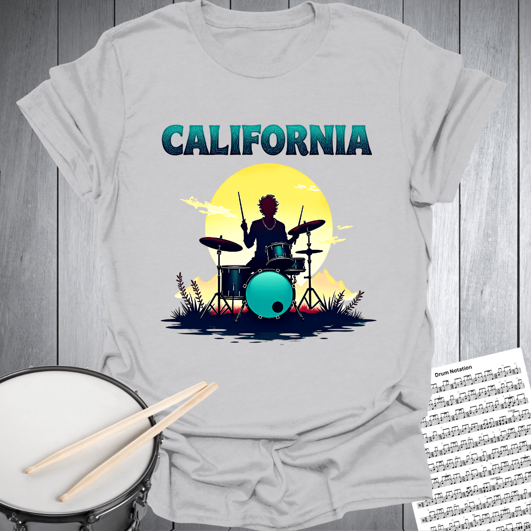 Sunset Rock Drummer T-Shirt