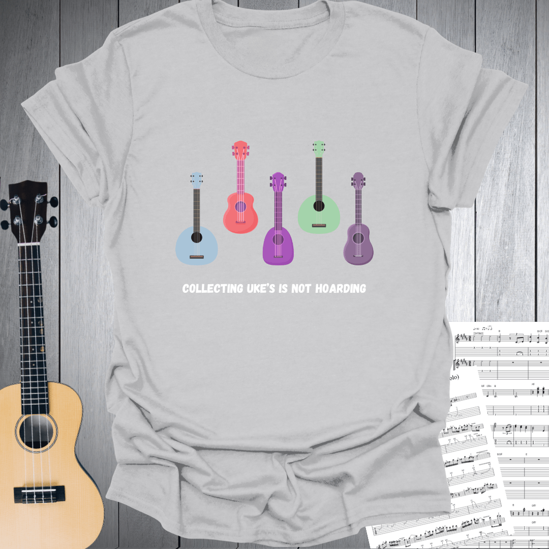 Colorful Ukulele Crew T-Shirt