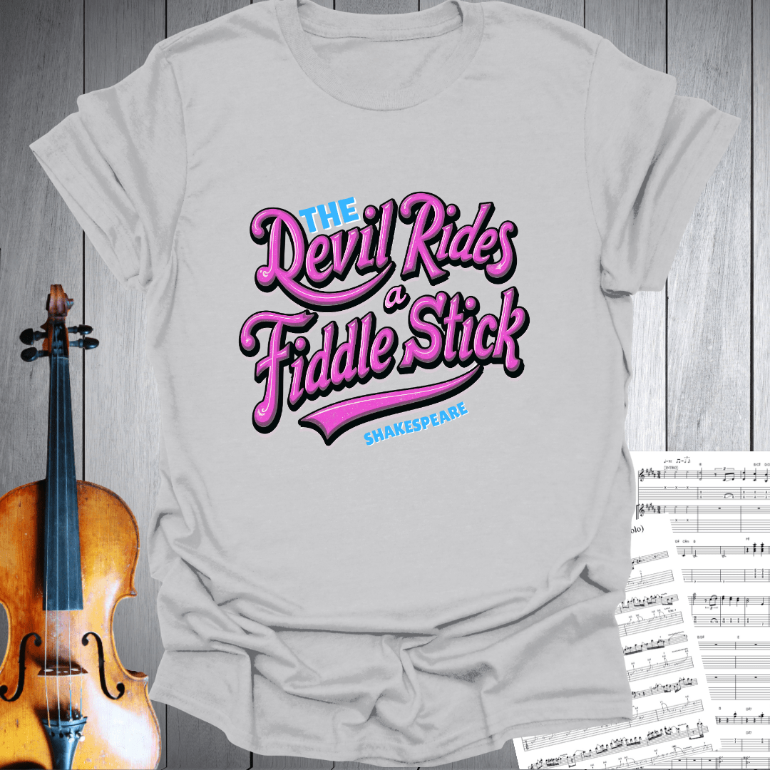 Devil Rides Fiddle Stick T-Shirt