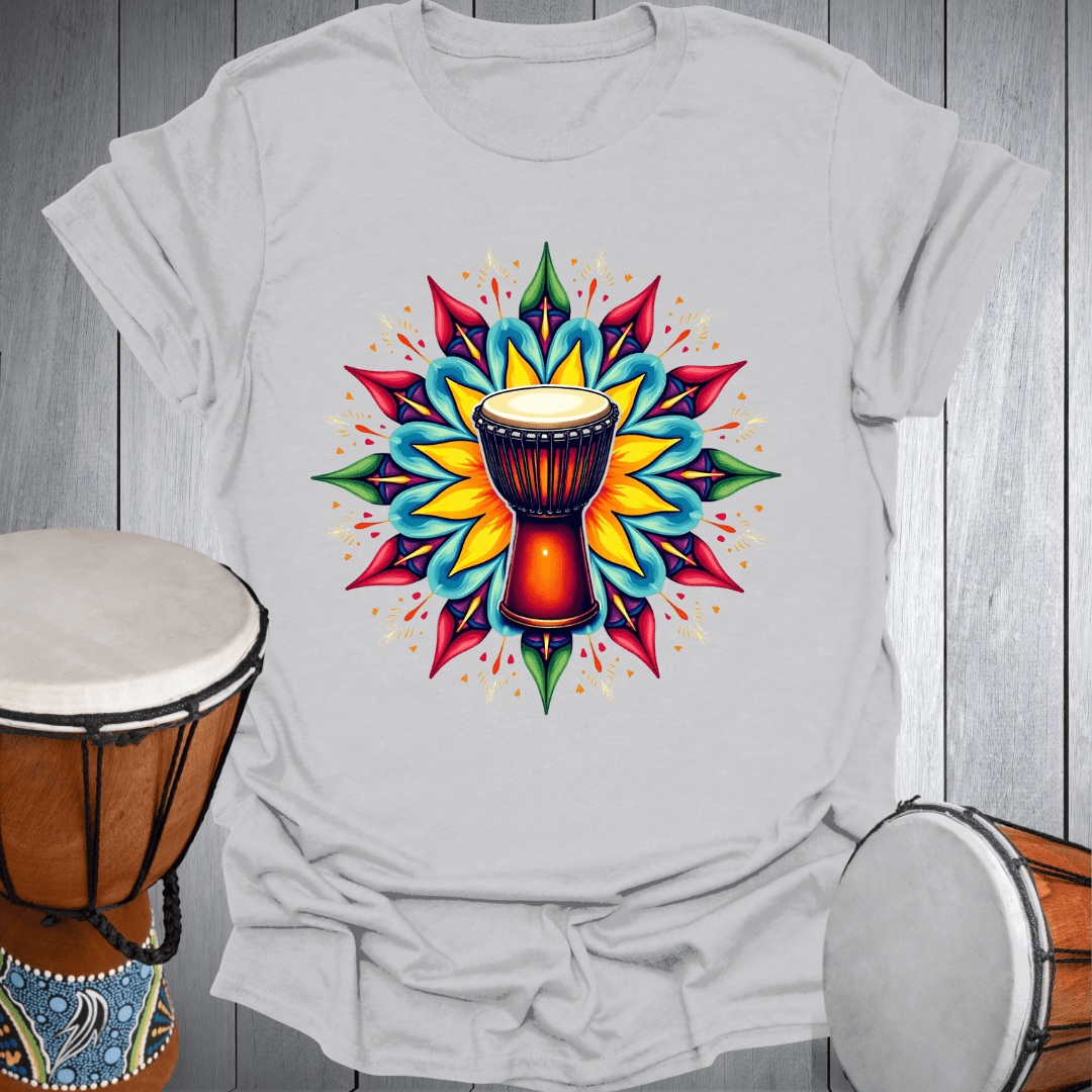 Djembe Drum Lotus Flower T-Shirt
