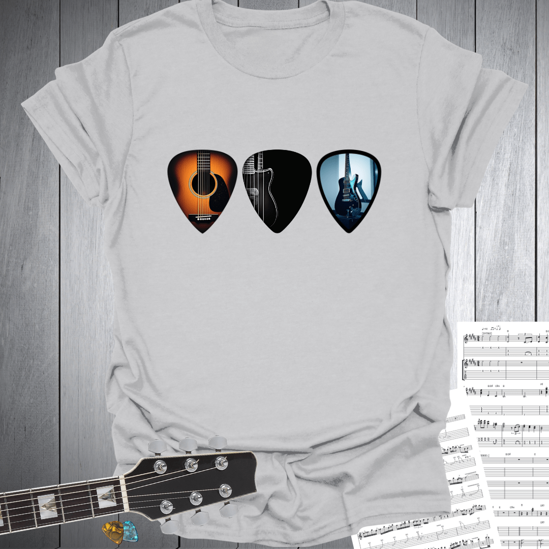 Guitar Pick Trio T-Shirt