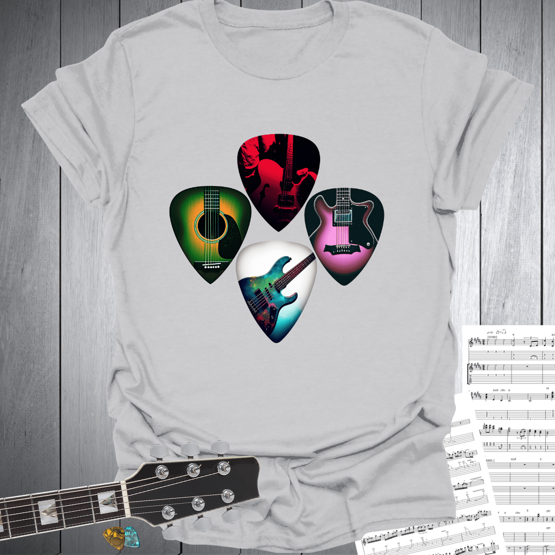 Guitar Picks Graphic T-Shirt