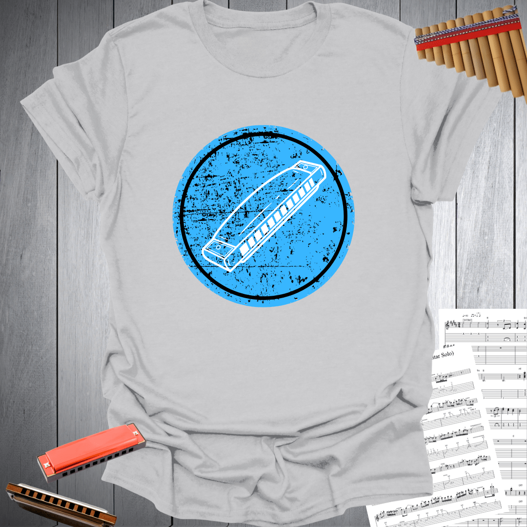 Harmonica Blues T-Shirt