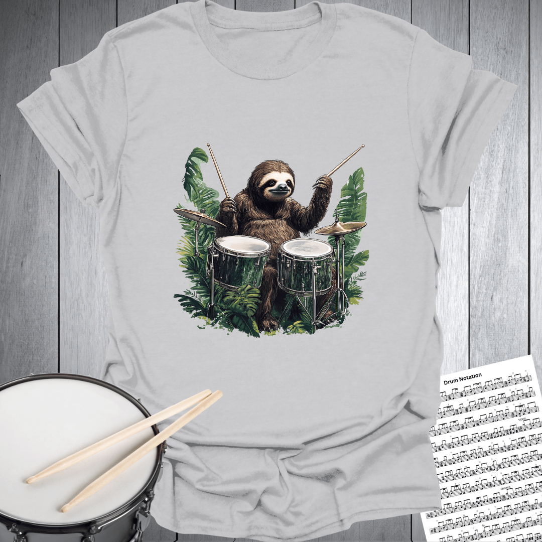 No Sloth Drumming T-Shirt