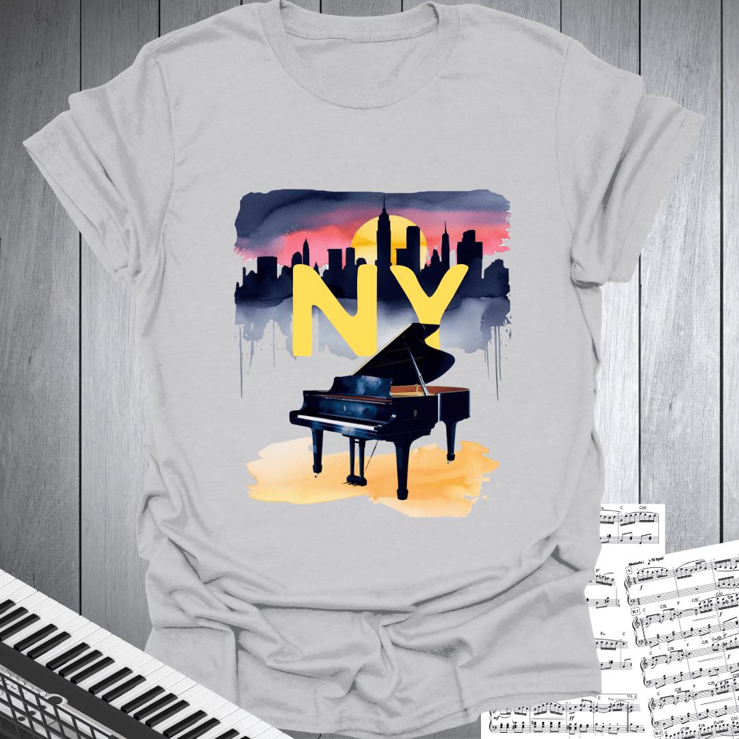 NYC Piano Skyline T-Shirt