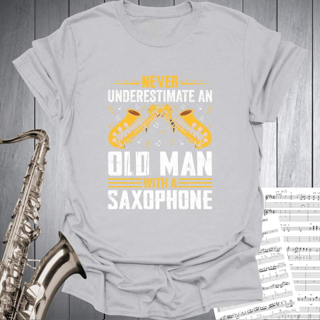 Old Man With Sax T-Shirt