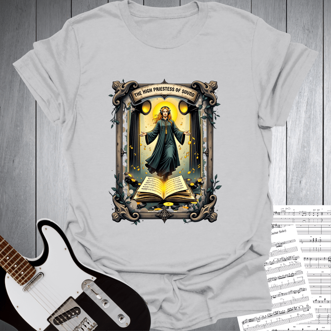 The High Priestess of Sound Tarot Design