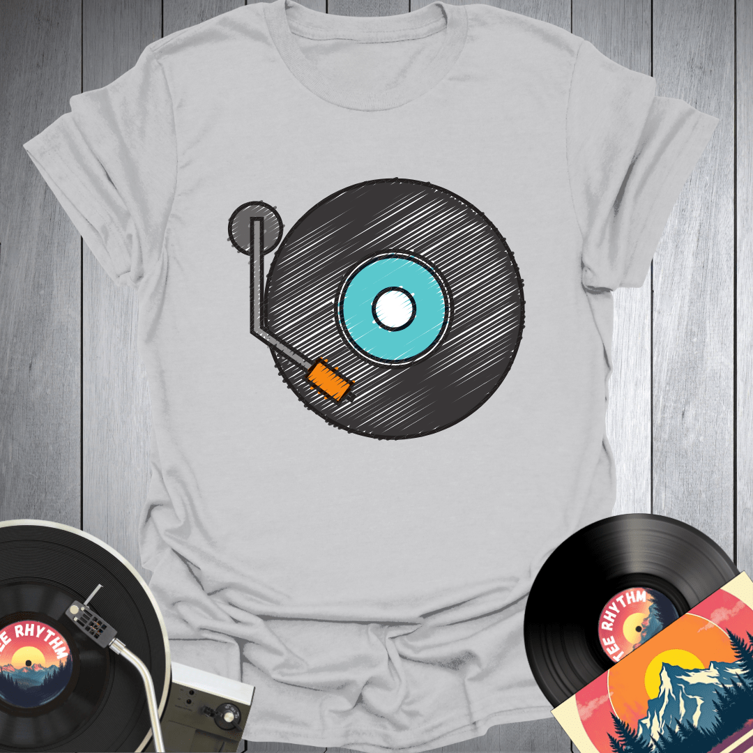 Vinyl Turntable Addict T Shirt