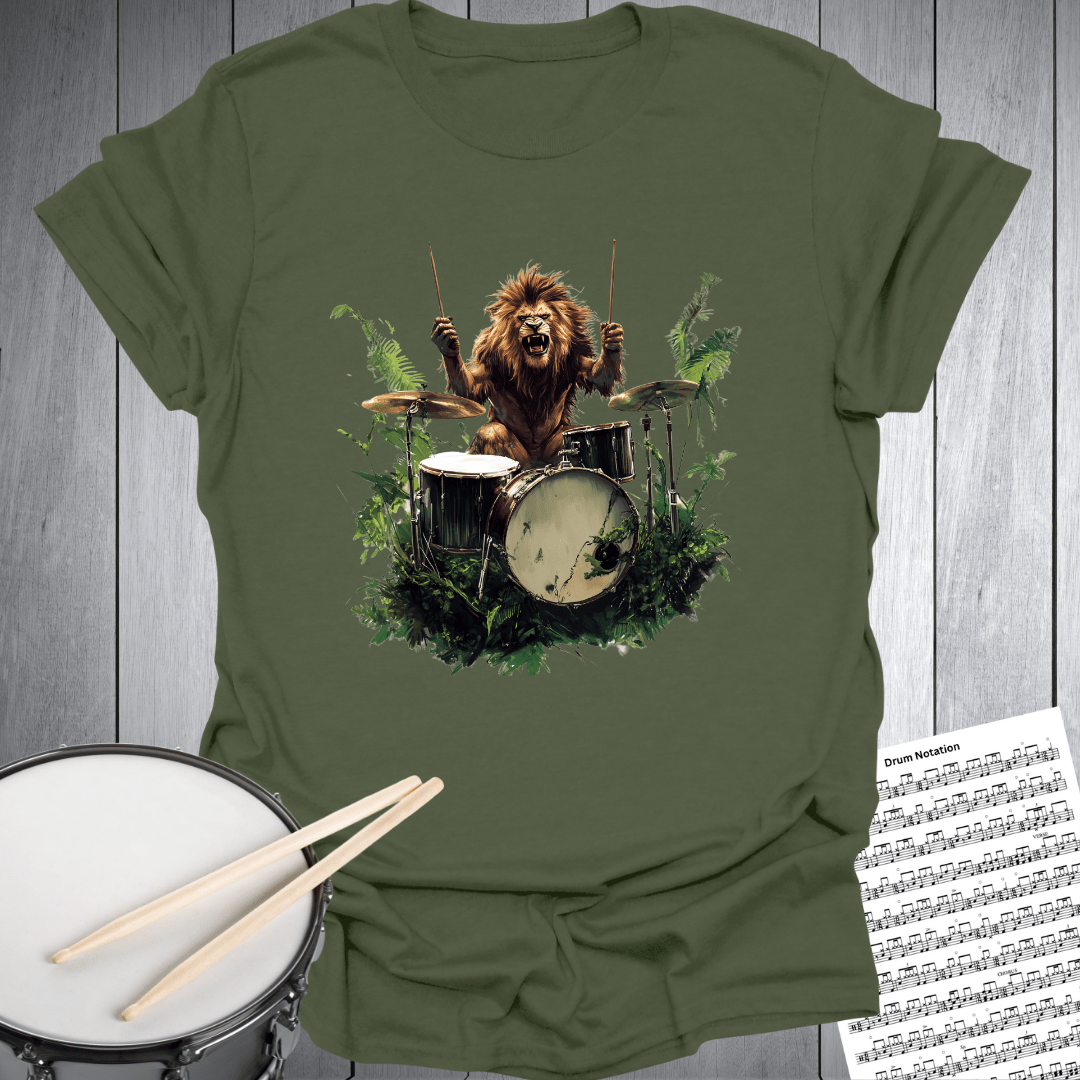 The Lion Drummer T-Shirt