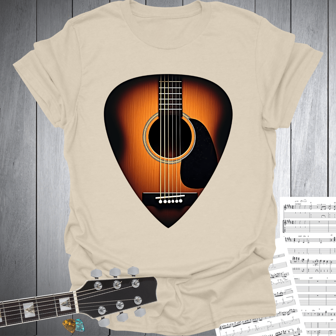Acoustic Guitar Pick T-Shirt