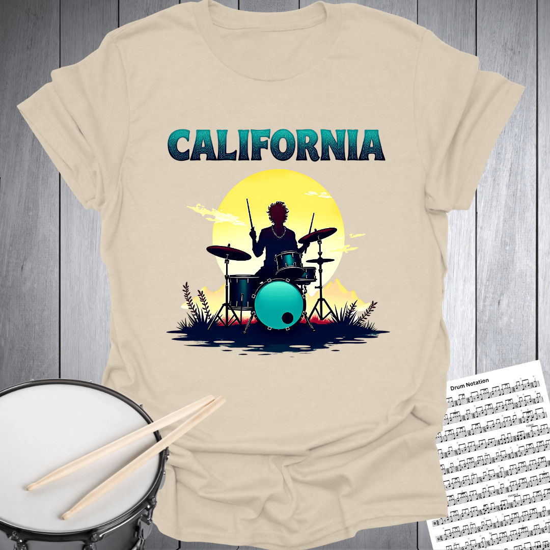 Sunset Rock Drummer T-Shirt