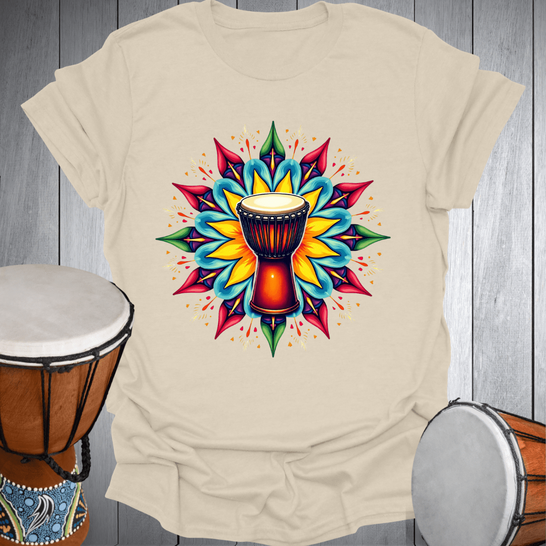 Djembe Drum Lotus Flower T-Shirt
