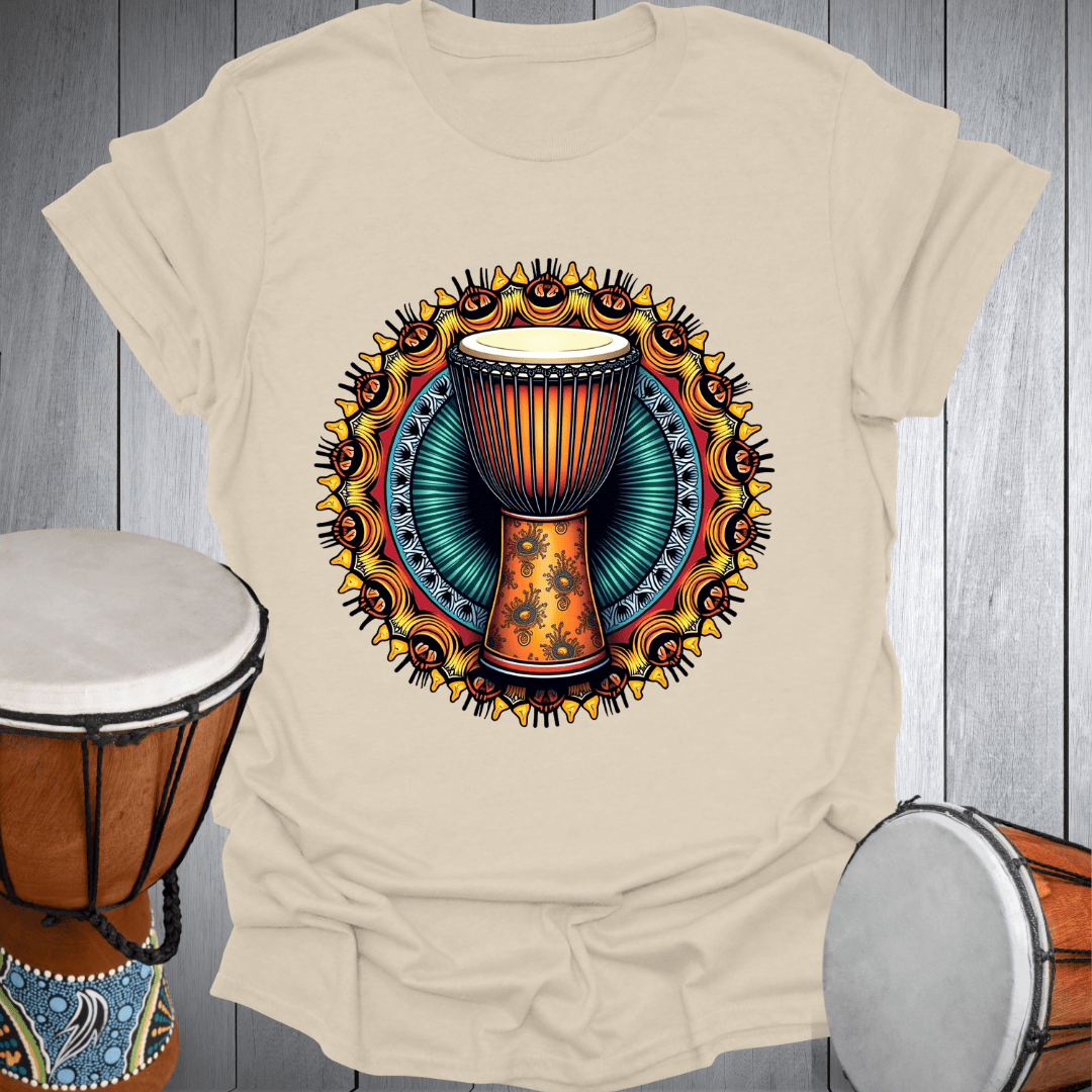 Mandala Djembe Drum T-Shirt