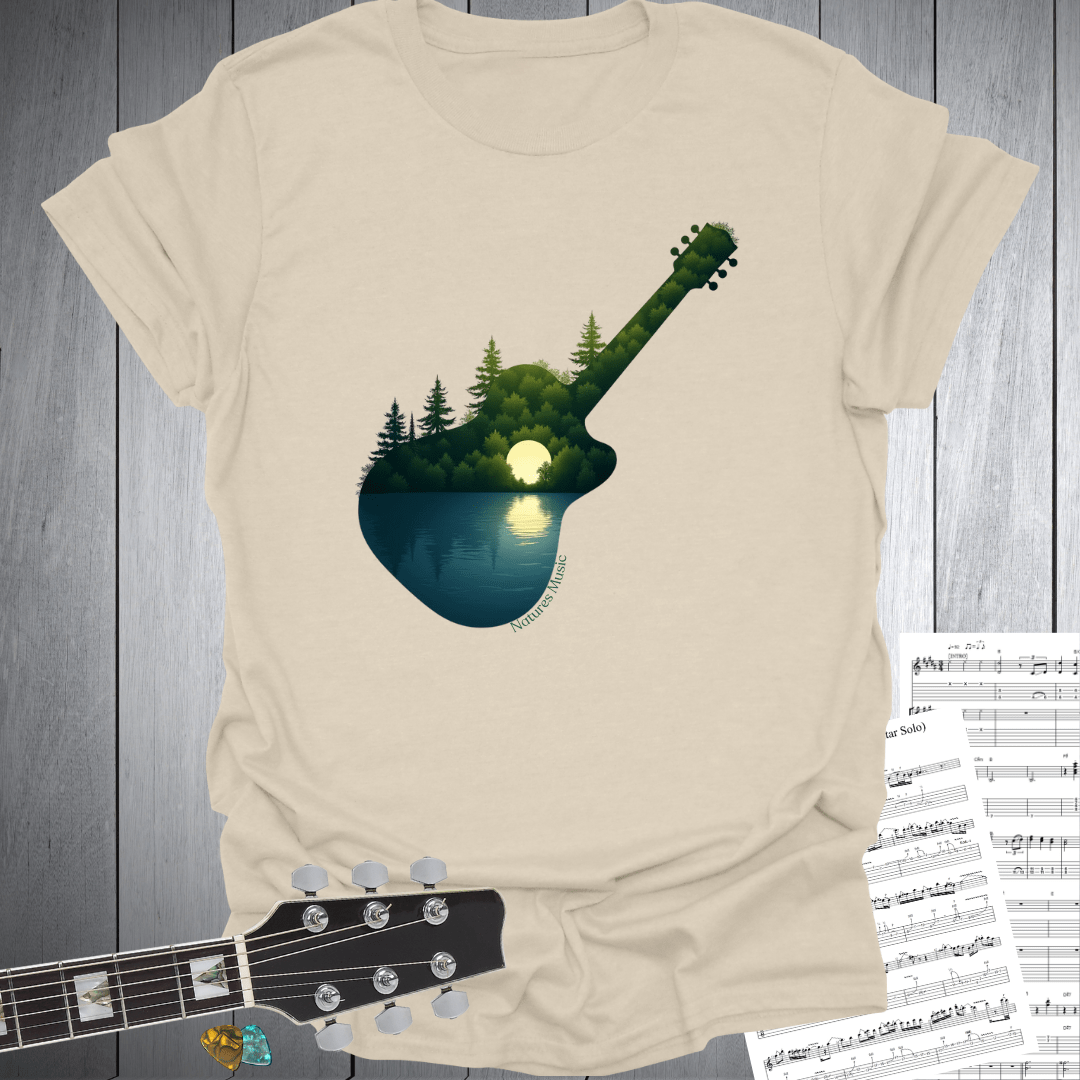 Nature's Harmony Guitar T-Shirt